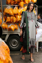 CHARIZMA-3PC KHADDAR PRINTED SHIRT WITH KHADDAR PRINTED DUPATTA AND PRINT TROUSER-W.J-2652