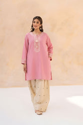 LAZULI-2PC LAWN EMBROIDERED SHIRT WITH LAWN TROUSER-W.J-260