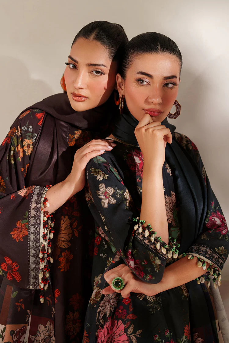 BAROQUE-3PC VISCOSE PRINTED SHIRT WITH VISCOSE PRINTED DUPATTA AND TROUSER-W.J-2047