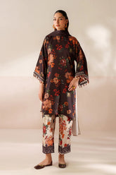 BAROQUE-3PC VISCOSE PRINTED SHIRT WITH VISCOSE PRINTED DUPATTA AND TROUSER-W.J-2047