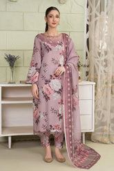 BAROUQE-3PC KARANDI PRINTED SHIRT WITH KARANDI PRINTED DUPATTA AND TROUSER-W.J-2026
