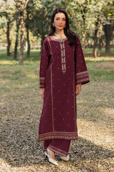 BATIK-2PC LAWN EMBROIDERED SHIRT WITH LAWN TROUSER-W.J-168