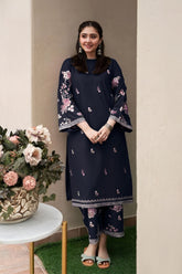 URGE-2PC LAWN EMBROIDERED SHIRT WITH EMB TROUSER-W.J-82