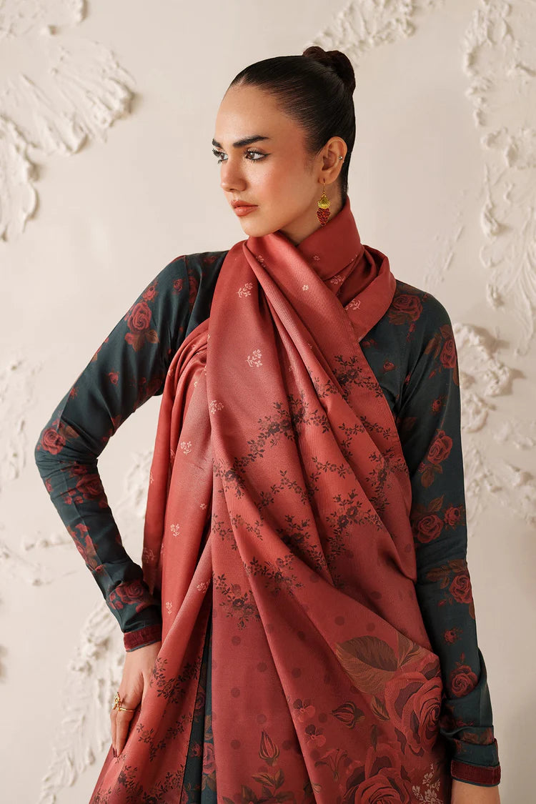BAROQUE-3PC VISCOSE PRINTED SHIRT WITH VISCOSE PRINTED DUPATTA AND TROUSER-W.J-2044