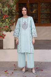 BATIK-2PC LAWN EMBROIDERED SHIRT WITH LAWN TROUSER-W.J-142