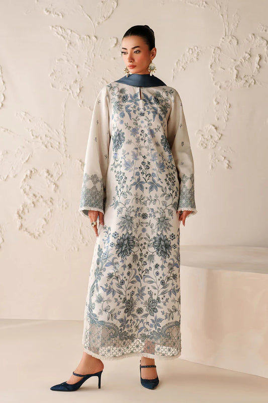 BAROQUE-3PC VISCOSE PRINTED SHIRT WITH VISCOSE PRINTED DUPATTA AND TROUSER-W.J-2054