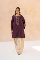 LAZULI-2PC LAWN EMBROIDERED SHIRT WITH LAWN TROUSER-W.J-261