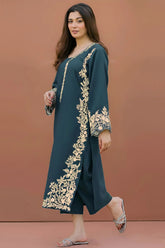 LAJWANTI-2PC LAWN EMBROIDERED SHIRT WITH LAWN TROUSER-W.J-22
