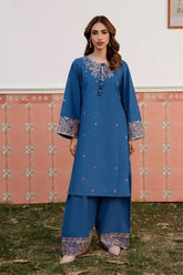 BATIK-2PC LAWN EMBROIDERED SHIRT WITH LAWN TROUSER-W.J-284