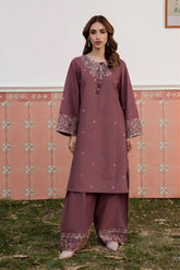 BATIK-2PC LAWN EMBROIDERED SHIRT WITH LAWN TROUSER-W.J-133