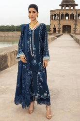 BATIK-3PC DHANAK EMBROIDERED SHIRT WITH CHIFFON EMBROIDERED DUPATTA AND EMB TROUSER -W.J-5156