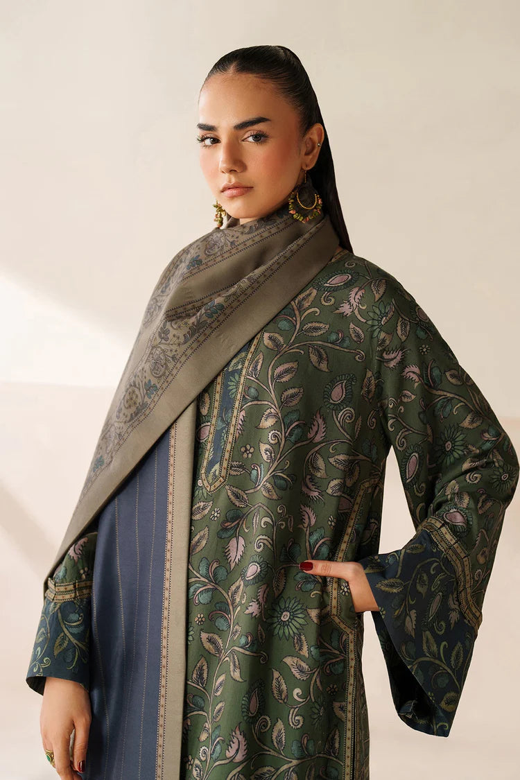 BAROQUE-3PC VISCOSE PRINTED SHIRT WITH VISCOSE PRINTED DUPATTA AND TROUSER-W.J-2049