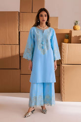 BATIK-2PC LAWN EMBROIDERED SHIRT WITH LAWN TROUSER-W.J-188