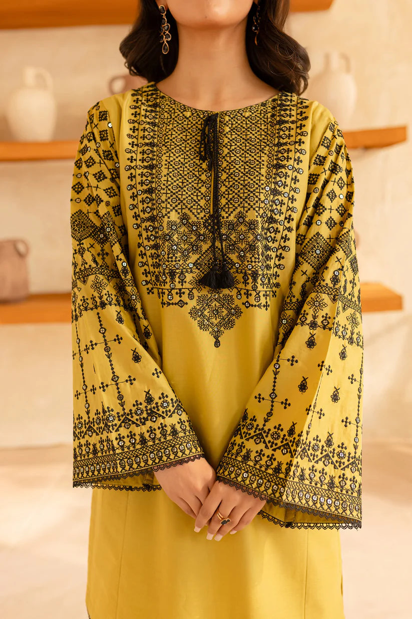 BATIK-2PC SEQUIN LAWN EMBROIDERED SHIRT WITH SEQUIN LAWN EMBROIDERED TROUSER-W.J-1638