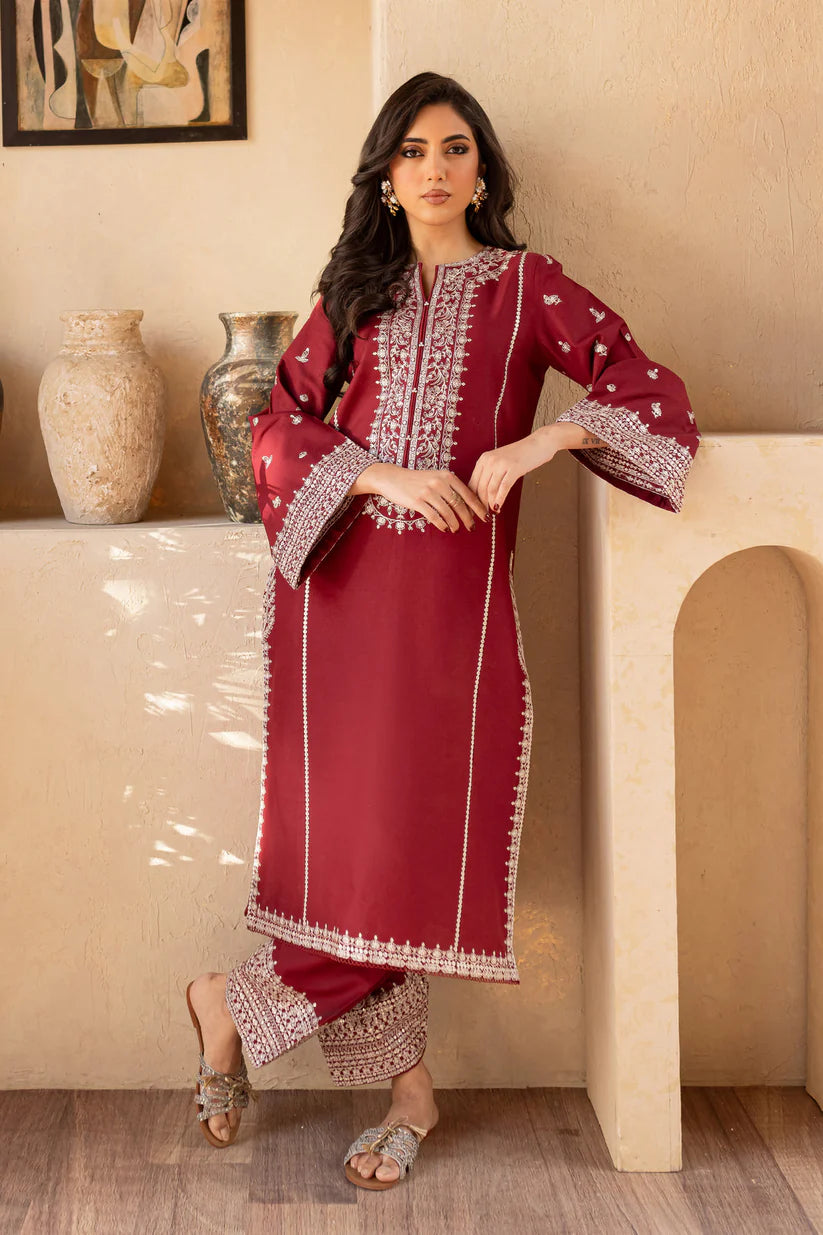 BATIK-2PC SEQUIN LAWN EMBROIDERED SHIRT WITH SEQUIN LAWN EMBROIDERED TROUSER-W.J-1735