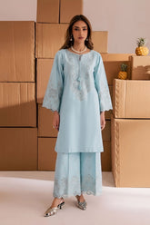 BATIK-2PC LAWN EMBROIDERED SHIRT WITH LAWN TROUSER-W.J-189