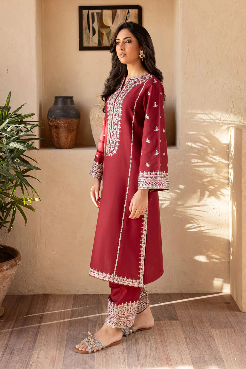 BATIK-2PC SEQUIN LAWN EMBROIDERED SHIRT WITH SEQUIN LAWN EMBROIDERED TROUSER-W.J-1735