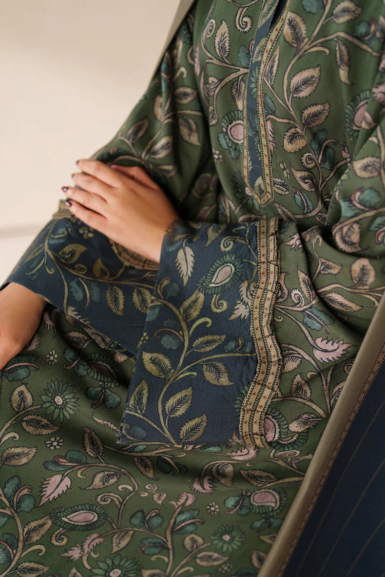 BAROQUE-3PC VISCOSE PRINTED SHIRT WITH VISCOSE PRINTED DUPATTA AND TROUSER-W.J-2049