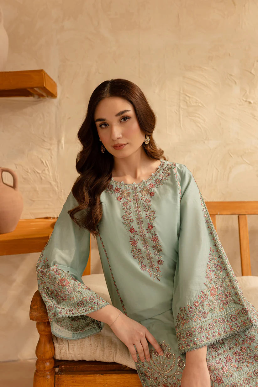 BATIK-2PC SEQUIN LAWN EMBROIDERED SHIRT WITH SEQUIN LAWN EMBROIDERED TROUSER-W.J-1649