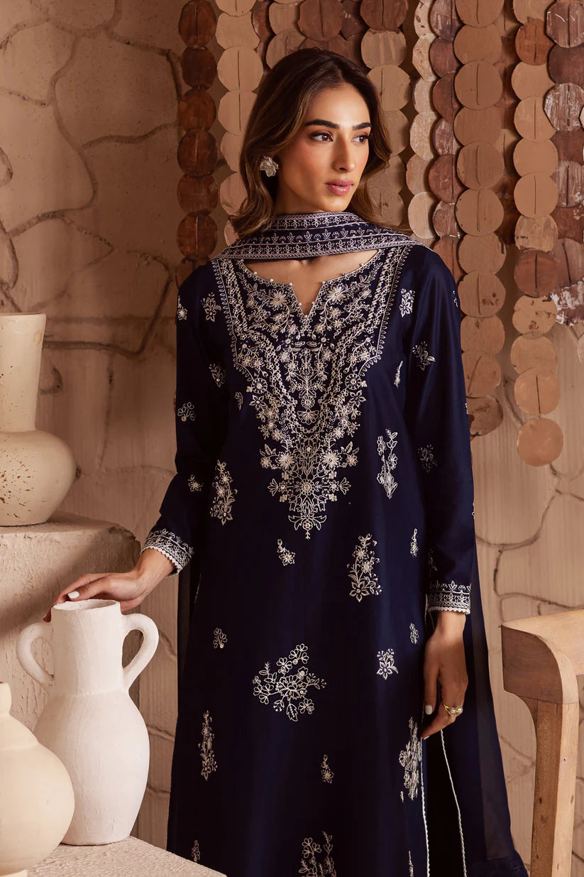 BATIK-3PC DHANAK EMBROIDERED SHIRT WITH CHIFFON EMBROIDERED DUPATTA AND EMB TROUSER-W.J-1830 (Copy)