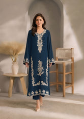 MIRANA-2PC LAWN EMBROIDERED SHIRT WITH EMBROIDERED TROUSER-W.J-46