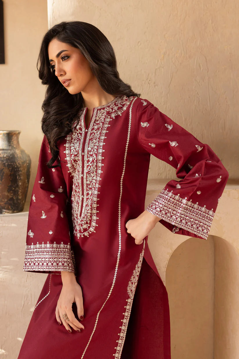 BATIK-2PC SEQUIN LAWN EMBROIDERED SHIRT WITH SEQUIN LAWN EMBROIDERED TROUSER-W.J-1735