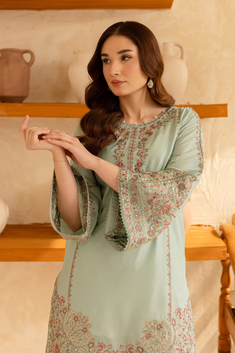 BATIK-2PC SEQUIN LAWN EMBROIDERED SHIRT WITH SEQUIN LAWN EMBROIDERED TROUSER-W.J-1649