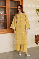 BATIK-2PC LAWN EMBROIDERED SHIRT WITH LAWN TROUSER-W.J-199