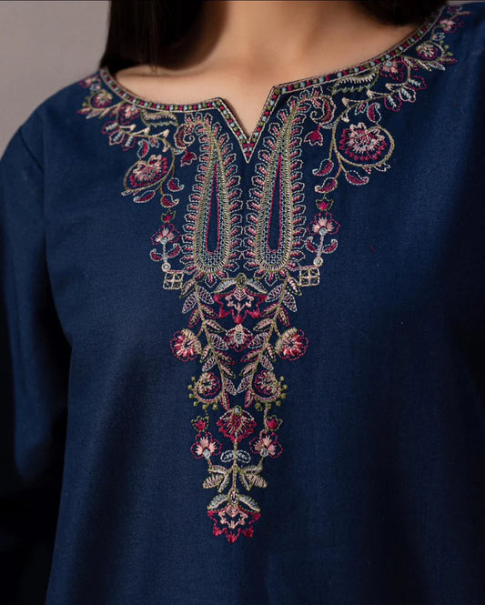 BATIK - 2PC LAWN EMBROIDERED SHIRT AND EMBROIDERED TROUSER -W.J-1786