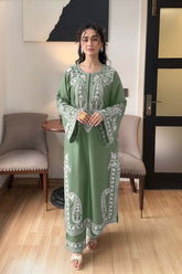 MIRANA-2PC LAWN EMBROIDERED SHIRT WITH TROUSER-W.J-96