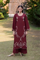 BATIK-2PC LAWN EMBROIDERED SHIRT WITH LAWN TROUSER-W.J-107