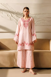 BATIK-2PC LAWN EMBROIDERED SHIRT WITH LAWN TROUSER-W.J-220