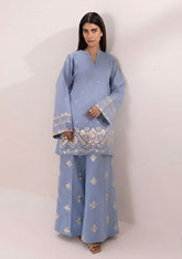 SAPPHIRE-2PC LAWN EMBROIDERED SHIRT WITH EMBROIDERED TROUSER-W.J-1005