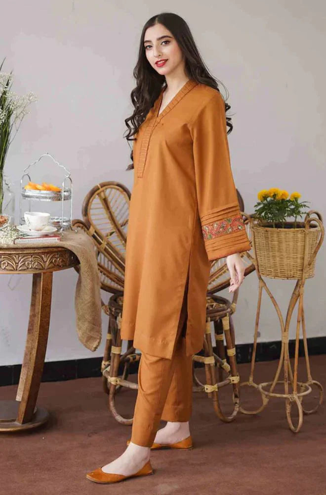 AISLING 3PC DHANAK EMBROIDERED WITH DHANAK EMBROIDERED SHAWL-W.J-1208