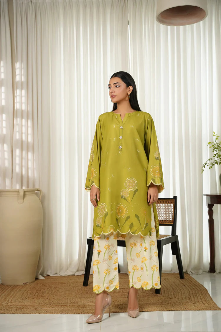 WearJora-2PC SHAMOZE SILK PRINTED SHIRT & SHAMOZE SILK PRINTED TROUSER-W.J-1983