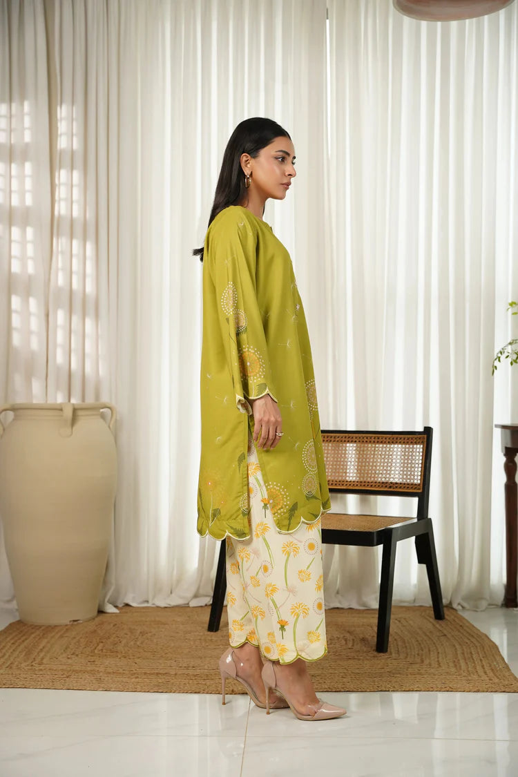 WearJora-2PC SHAMOZE SILK PRINTED SHIRT & SHAMOZE SILK PRINTED TROUSER-W.J-1983