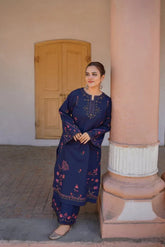 URGE-2PC LAWN EMBROIDERED SHIRT WITH TROUSER-W.J-05