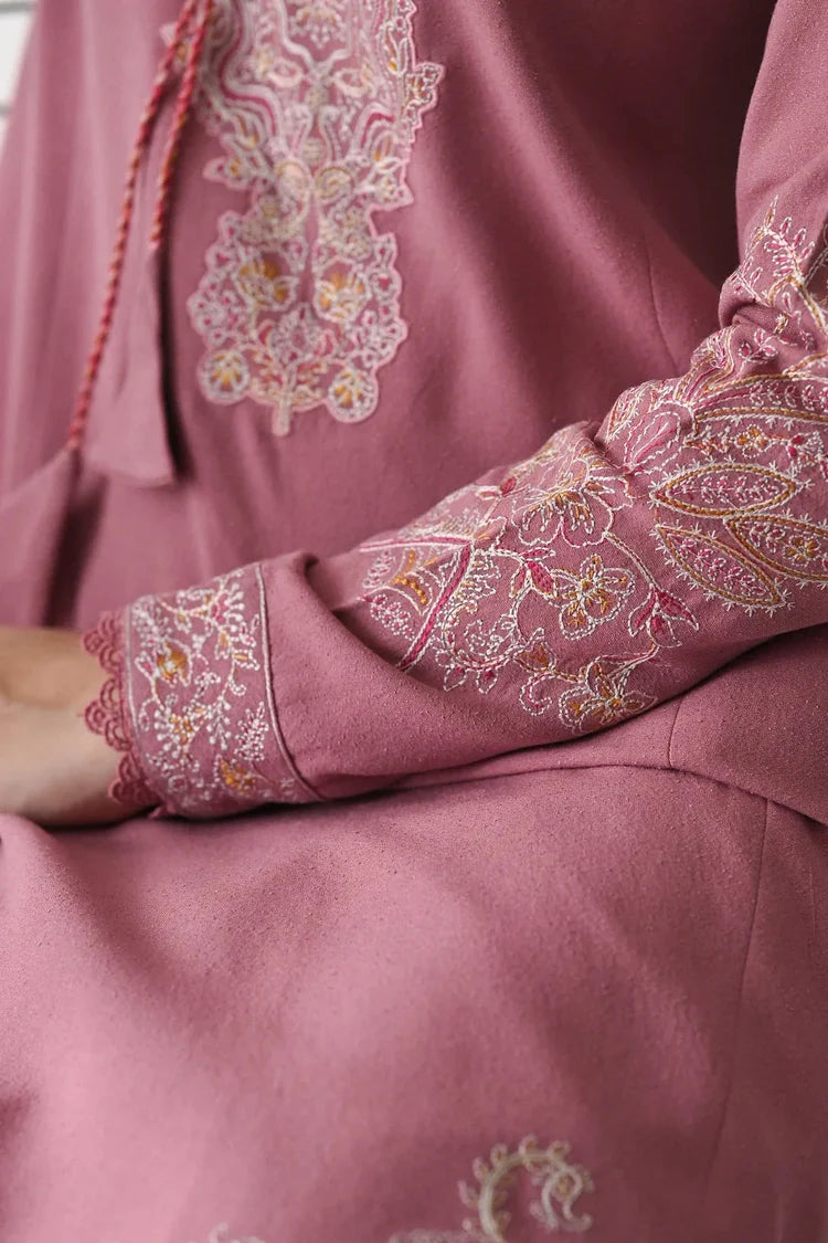 BATIK-3PC DHANAK EMBROIDERED SHIRT WITH DHANAK EMBROIDERED SHAWL AND TROUSER-W.J-1921