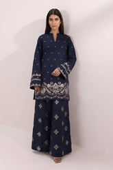 SAPPHIRE-2PC LAWN EMBROIDERED SHIRT WITH EMBROIDRED LAWN TROUSER-W.J-288