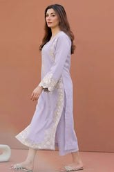 LAJWANTI-2PC LAWN EMBROIDERED SHIRT WITH LAWN TROUSER-W.J-286