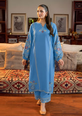 URGE-2PC LAWN EMBROIDERED SHIRT WITH EMB TROUSER-W.J-1028