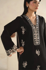 BATIK-2PIECE DHANAK EMBROIDERED SHIRT WITH DHANAK EMB TROUSER-WJ-15136
