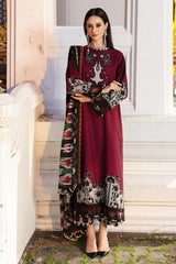 CHARIZMA-3PC KHADDAR PRINTED SHIRT WITH KHADDAR PRINTED DUPATTA AND PRINT TROUSER-W.J-2651