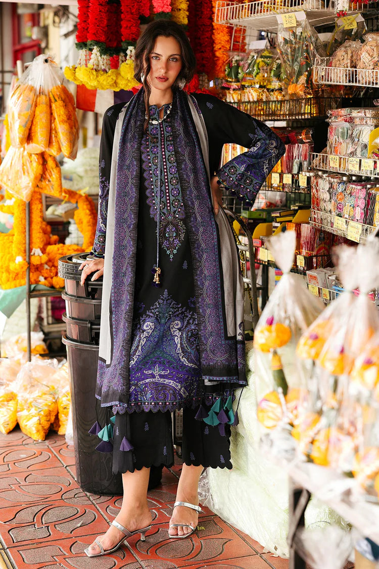CHARIZMA-3PC KHADDAR PRINTED SHIRT WITH KHADDAR PRINTED DUPATTA AND PRINT TROUSER-W.J-2667