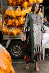 CHARIZMA-3PC KHADDAR PRINTED SHIRT WITH KHADDAR PRINTED DUPATTA AND PRINT TROUSER-W.J-2652