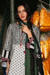 CHARIZMA-3PC KHADDAR PRINTED SHIRT WITH KHADDAR PRINTED DUPATTA AND PRINT TROUSER-W.J-2652