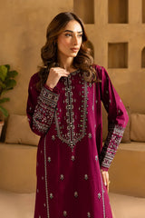 BATIK-2PC LAWN EMBROIDERED SEQUIN SHIRT AND EMBROIDERED TROUSER-W.J-225