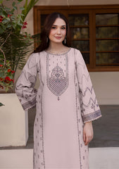 GARNET-2PC LAWN EMBROIDERED SHIRT WITH LAWN TROUSER-W.J-150