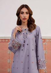 BATIK-2PC LAWN EMBROIDERED SHIRT WITH LAWN TROUSER-W.J-129
