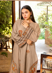 LAJWANTI-2PC LAWN EMBROIDERED SHIRT WITH TROUSER-1140